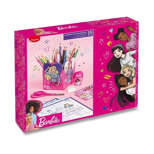 Multiproduktov sada Gift box Barbie 35 ks