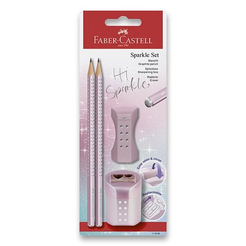 Grafitov tuka Faber-Castell Sparkle set 4 ks