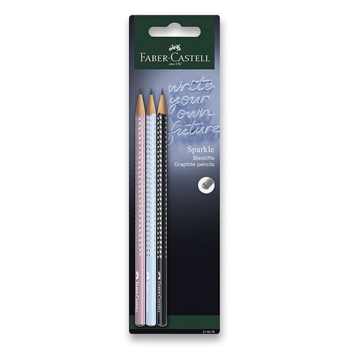 Grafitov tuka Faber-Castell Sparkle 3 ks