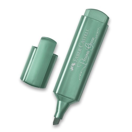 Zvrazova Faber-Castell Textliner 46 Metallic metalick zelen