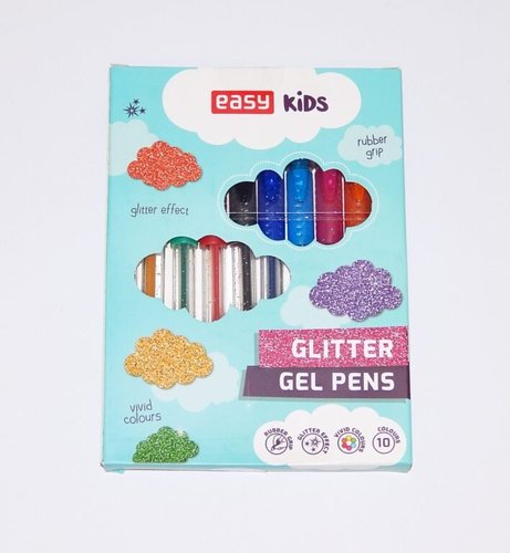 Pero gelov sada 10 ks EASY kids glitter / 928608