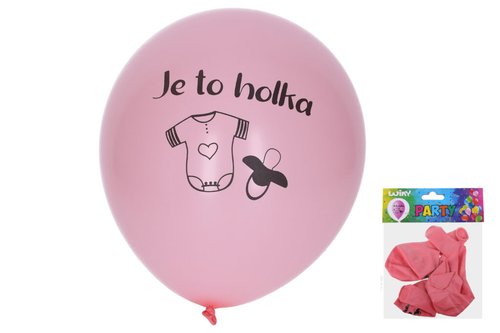 Balnek nafukovac 30 cm - sada 5ks, Holka (W025453)