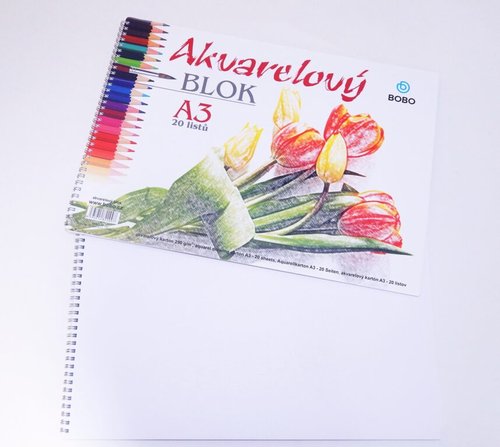 Akvarelov blok A3, ist, 20 list (22097)