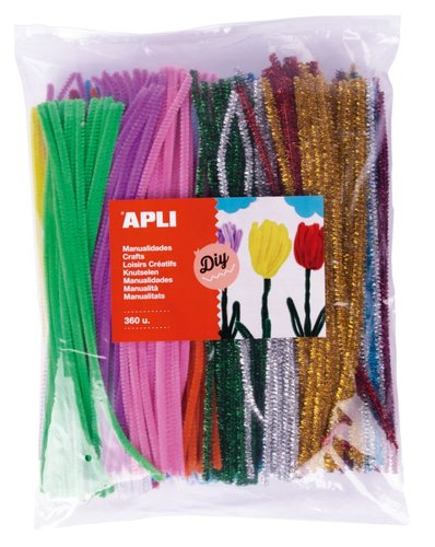 APLI modelovac drtky, Jumbo pack, 30 cm, mix barev