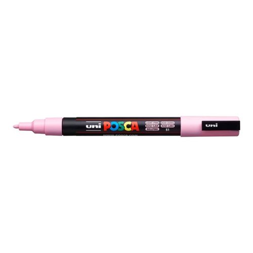 Posca popisova PC-3M, 0,9 - 1,3 mm, svtle rov (51)