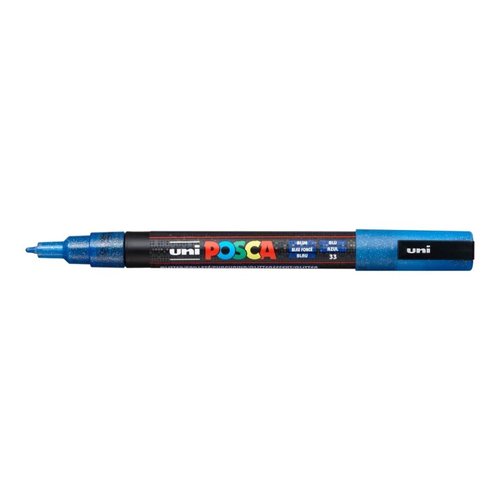 Posca popisova PC-3ML, 0,9 - 1,3 mm, tpytiv modr (L33)