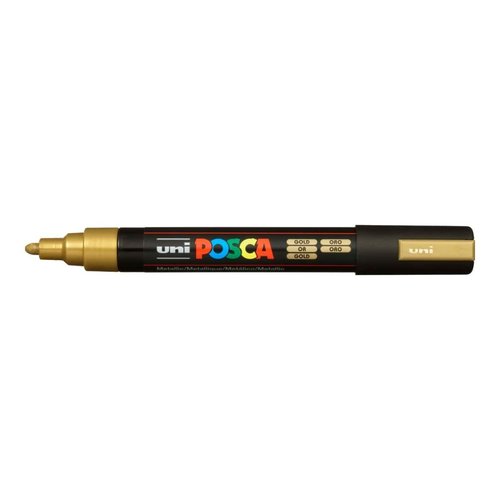 Posca popisova PC-5M, 1,8 - 2,5 mm, zlat (25)