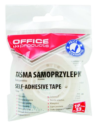 Office Products kancelsk pska, 19 mm x 33 m, transparentn