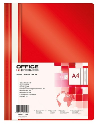 Office Products rychlovaza, A4, PP, 100/170 m, erven