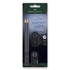 Grafitov tuka Faber-Castell Sparkle Black set 4 ks