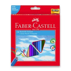 Faber-Castell Pastelky trojhrann 24 barev + oezvtko