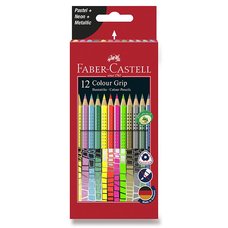 Faber-Castell Pastelky Grip 2001 speciln edice, 12 barev