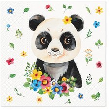 Ubrousky PAW Decor  Kvtinov panda (20Ks) - SDL136900