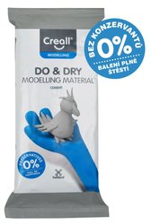 Creall samotvrdnouc modelovac hmota DO&amp;DRY hypoalergenn, 500 g, ed cement