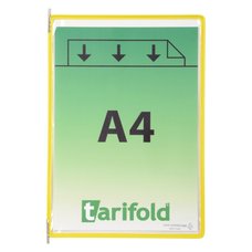 Tarifold zvsn rmeek s kapsou, A4, oteven shora, lut, 10 ks