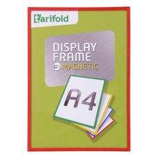 Tarifold Display Frame - magnetick rmeek, A4, erven, 1 ks
