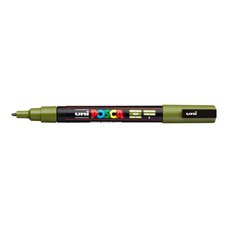 Posca popisova PC-3M, 0,9 - 1,3 mm, khaki zelen (7)