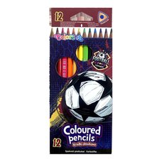 Colorino pastelky trojhrann - Football, 12 barev