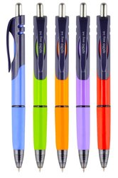 Spoko Triangle kulikov pero, Easy Ink, modr npl, displej, mix barev