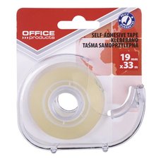 Office Products kancelsk pska s odvjeem, 19 mm x 33 m, transparentn