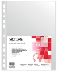 Office Products prospektov obaly, A4, PP, 40 m, matn, transparentn