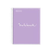 Miquelrius poznmkov blok Emotions NB-5, A5, 90 g, PP, 120 list, linka, levand